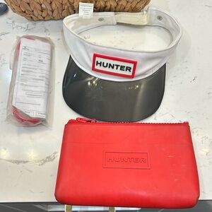 Hunter for Target visor/zip bag/ lanyard